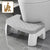 Potty Toilet Stool Toilet Foot Stool Squat Stool (Gray)