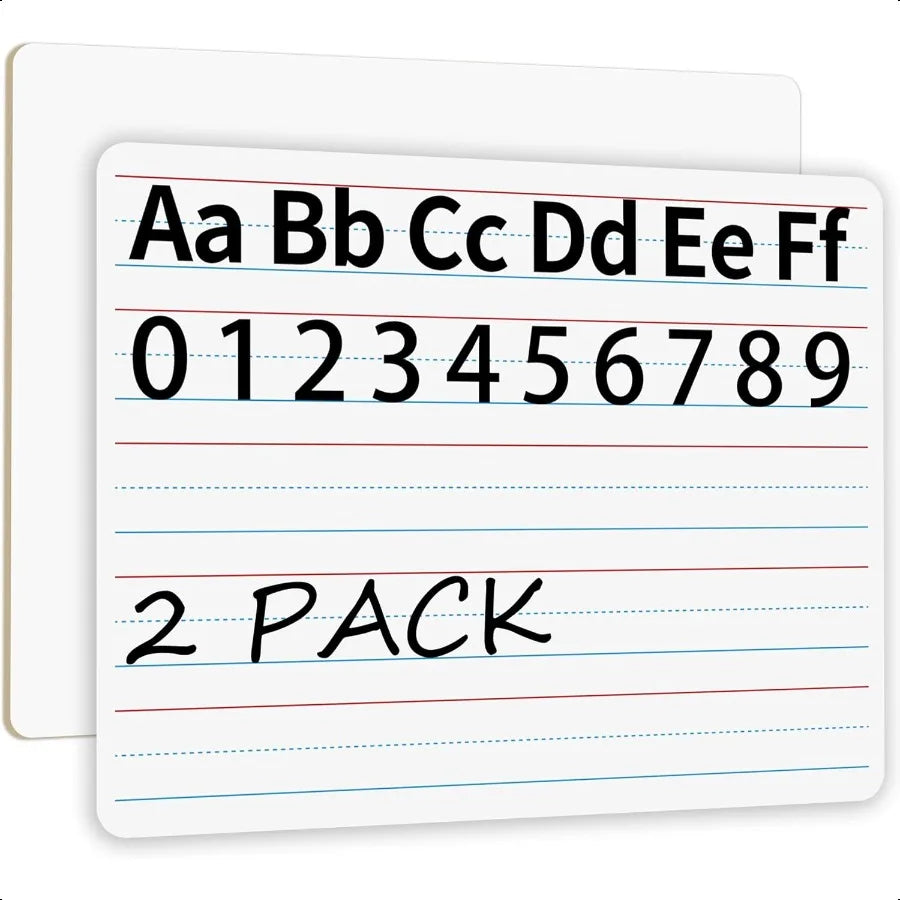 Double-Sided Ruled Whiteboards for Students