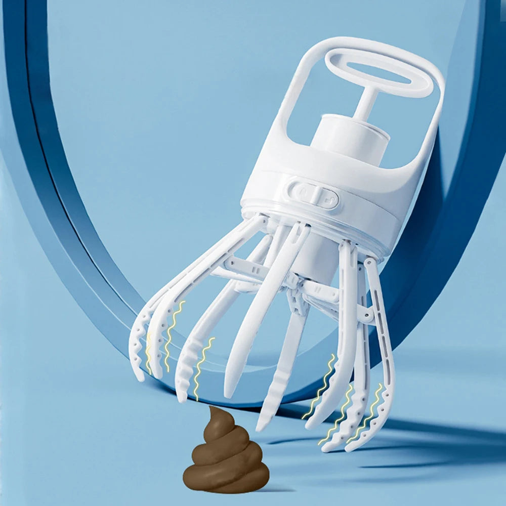 Portable No-Touch Dog Pooper Scooper with 4 Rolls Tool Bags