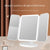 Trifold LED Makeup Mirror Smart Complementary Light