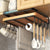 Kitchen Hanging Organizer with Hooks Pot Pan Lid Holder Paper Towel Rack