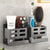 Bathroom Wall Mounted Storage Organizer (Dark gray)