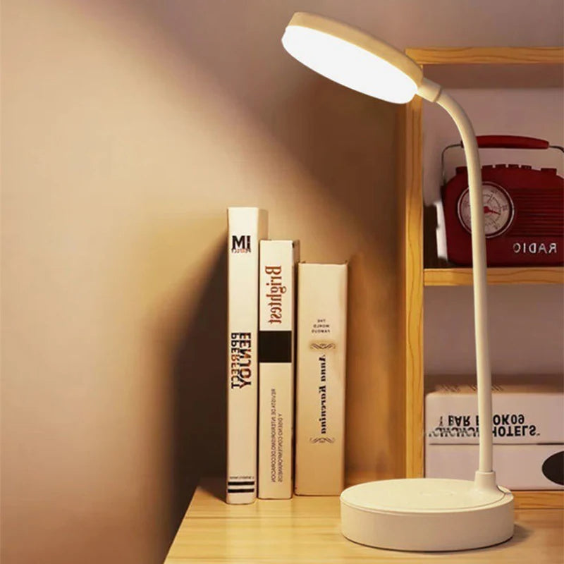 Portable LED Desk Lamp with USB Charging and Eye Care Technology