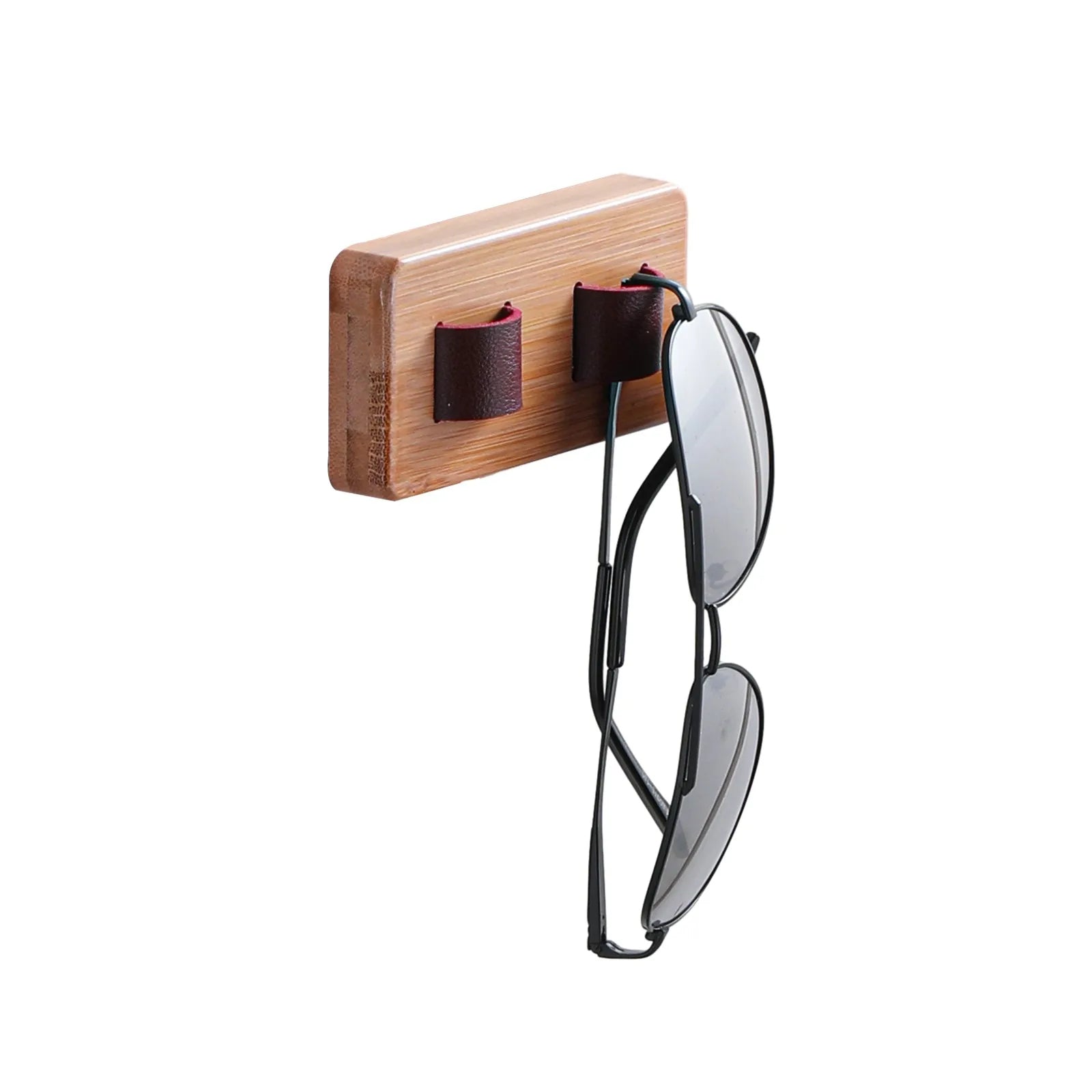 Spectacle Eyeglass Hanger Wooden Sunglasses Holder (Wood color)