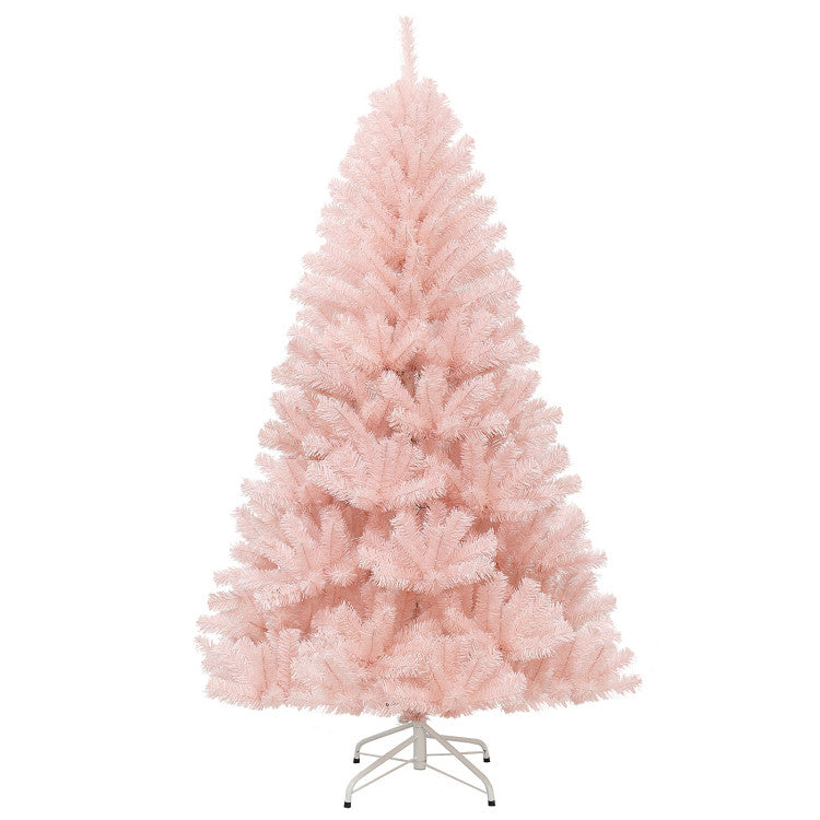 Pink Christmas Tree Hinged Full Fir Tree (6 Feet)