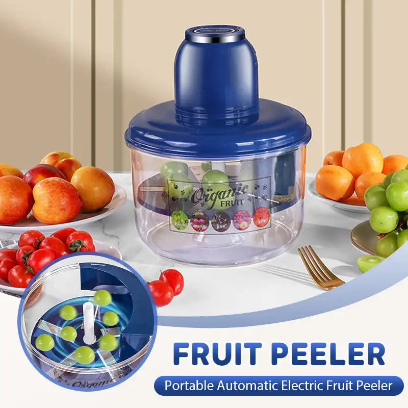 Portable Wireless Automatic Fruit Peeler – Fast Kitchen Peeling Machine