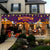 Halloween Hanging Banner with Pumpkins for Halloween Decoration (Deep Sapphire)