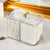 Transparent Plastic Square Swabs Cosmetic Organizer Storage Box (Transparent)