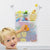 Bath Toy Storage Net with Suction Cups for Kids (White)