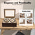 Brown Leather Automatic Watch Winder Display Case