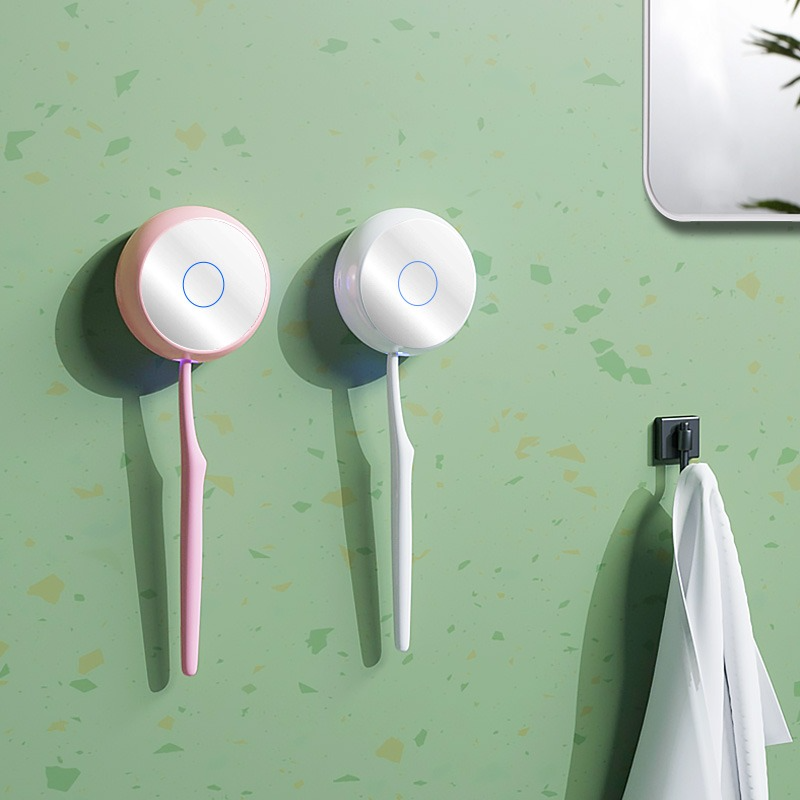 Portable UV Toothbrush Cleaner Dryer Box (White)