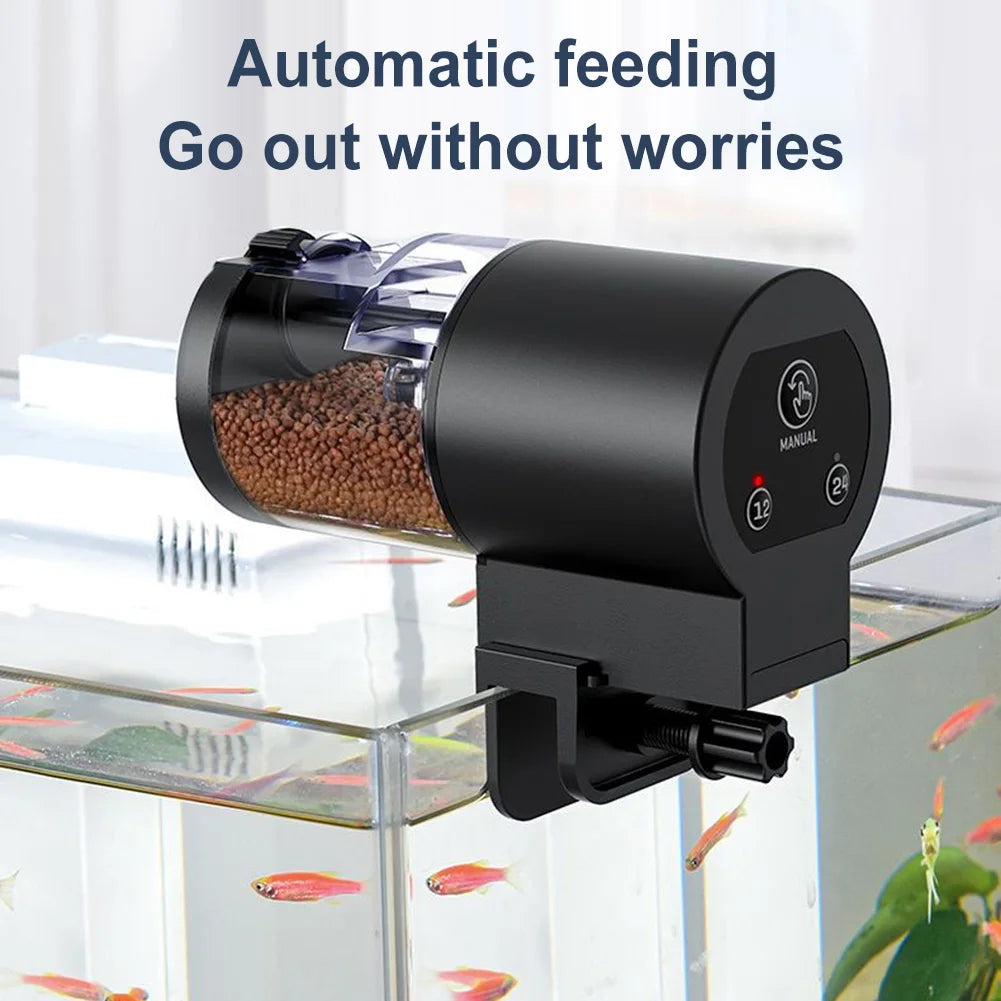 Automatic Fish Tank Feeder – Intelligent Timer Food Dispenser