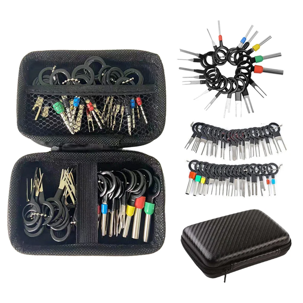 Car Terminal Removal Kit Box 41 Pieces, Wire Plug Connector Extractor Puller