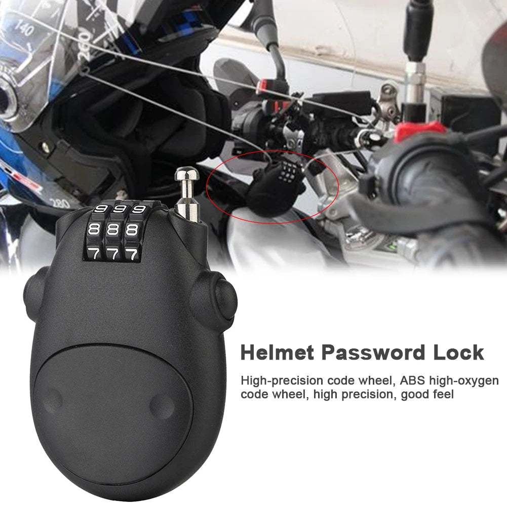 Universal Motorcycle Helmet Password Lock