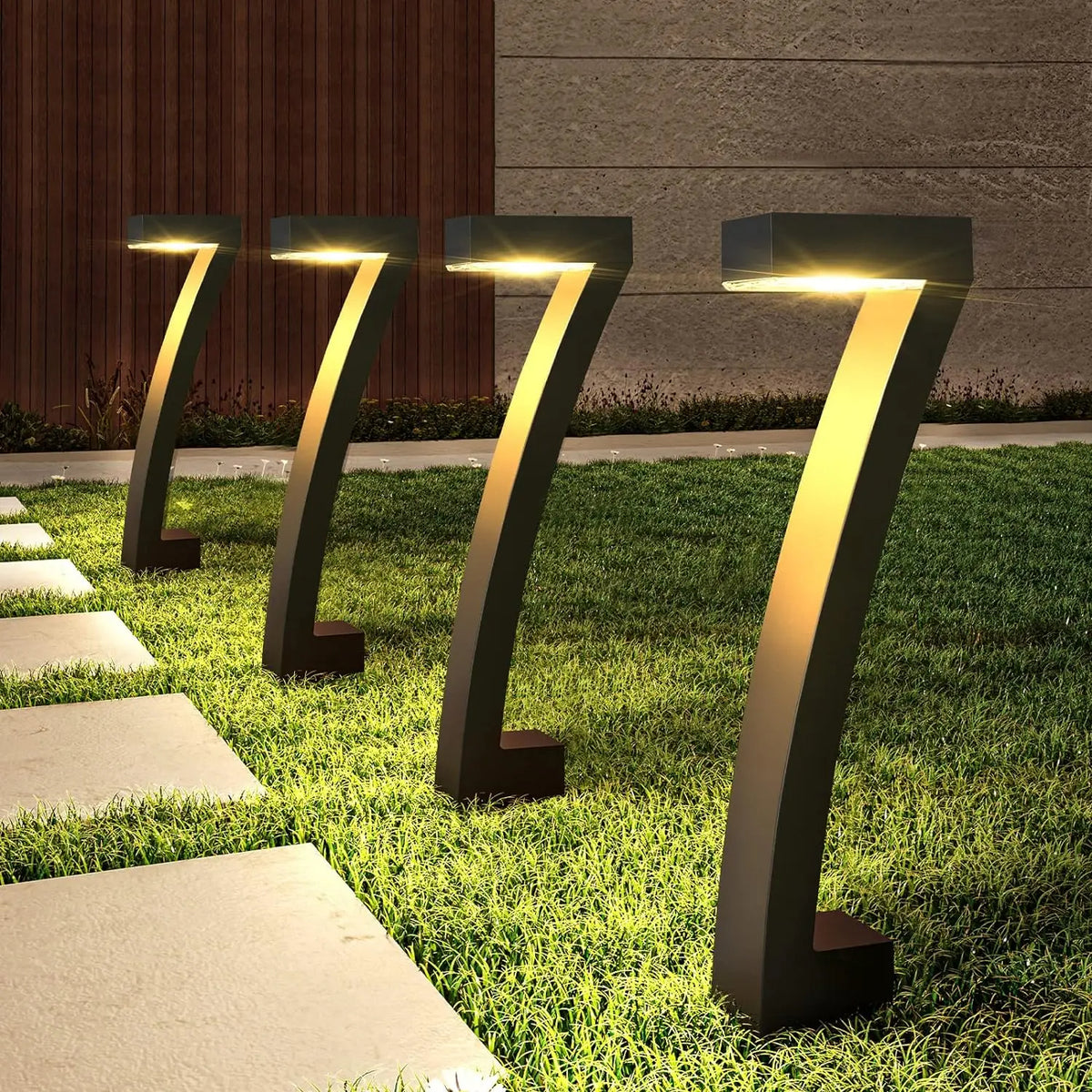 Outdoor Solar 6-Pack Bright Solar Pathway Lights