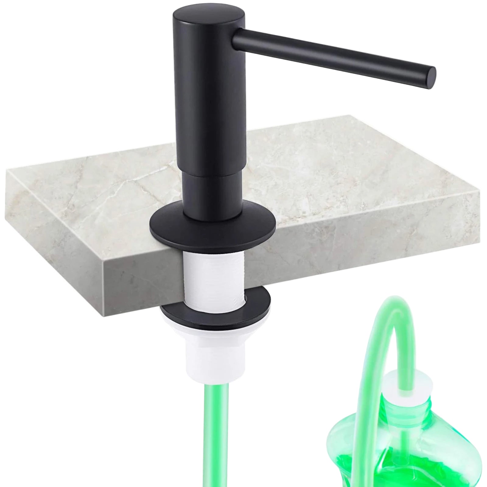 Brass Pump Head Extension Tube Kit for Kitchen Bathroom