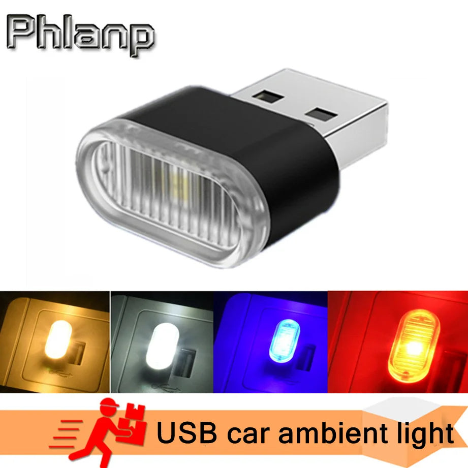 Universal Car USB LED Emergency Light Plug and Play