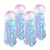 Hanging Jellyfish Lanterns 1PCS DIY Gradient Jellyfish Paper Lanterns