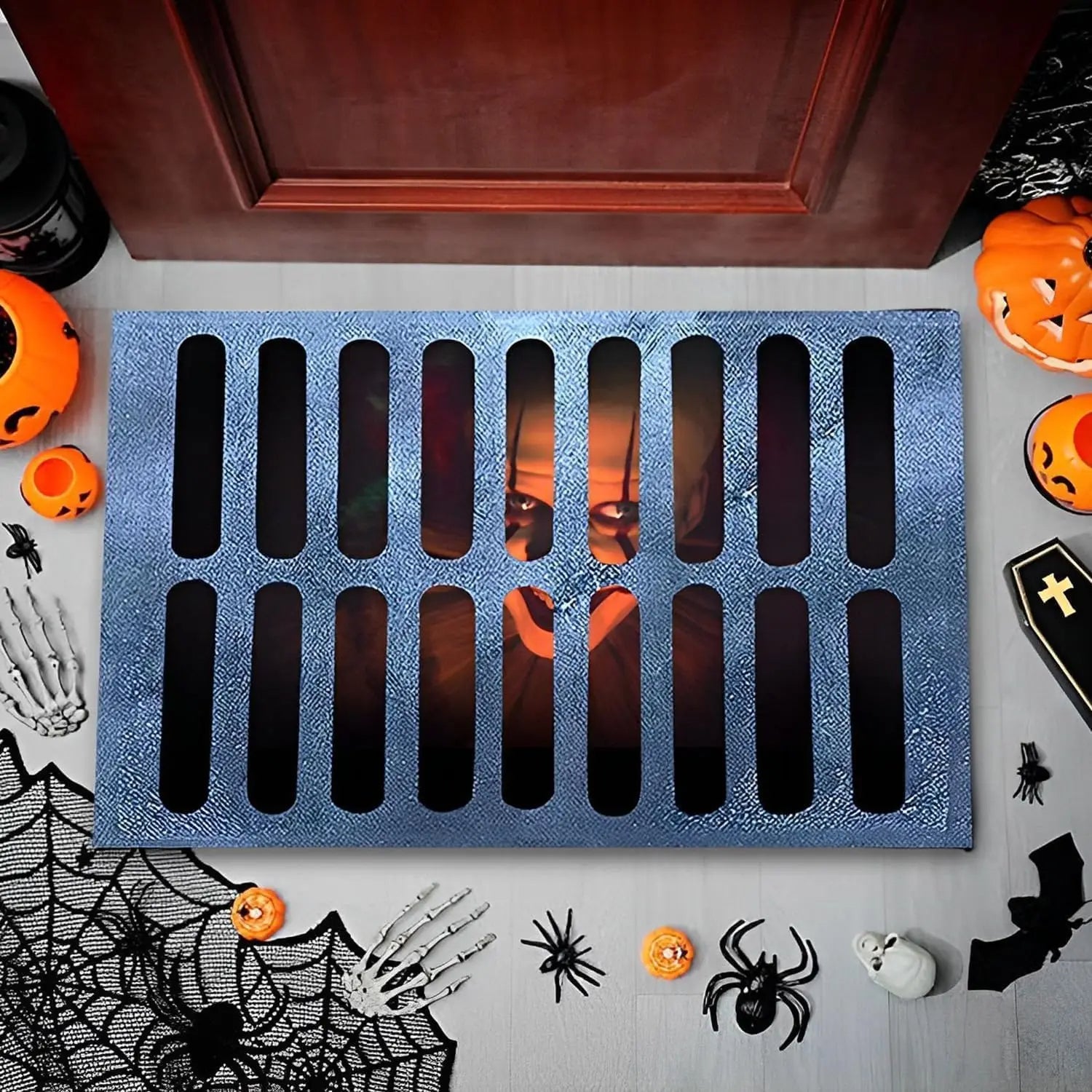 Outdoor 3D Halloween Clown Floor Mat for Halloween Home Decor (40 X 60CM)