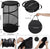 Large Foldable Laundry Basket with Lid Mesh Handles