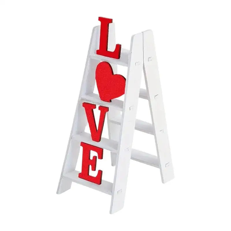 Wooden Love Ladder Tabletop Decor for Weddings Home Decor