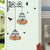 Colorful Flower Birdcage Flying Birds Wall Sticker Creative Home Decor