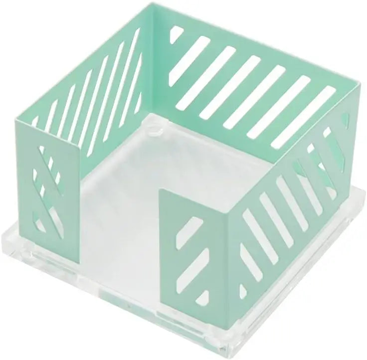 Acrylic Base Metal Mesh Desk Organizer for Office Supplies (Green)