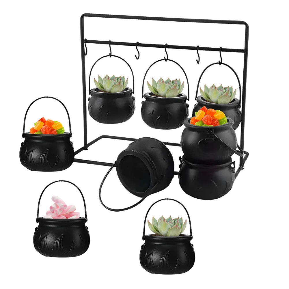 Trick or Treat Candy Bucket Witch Cauldron 9-Piece