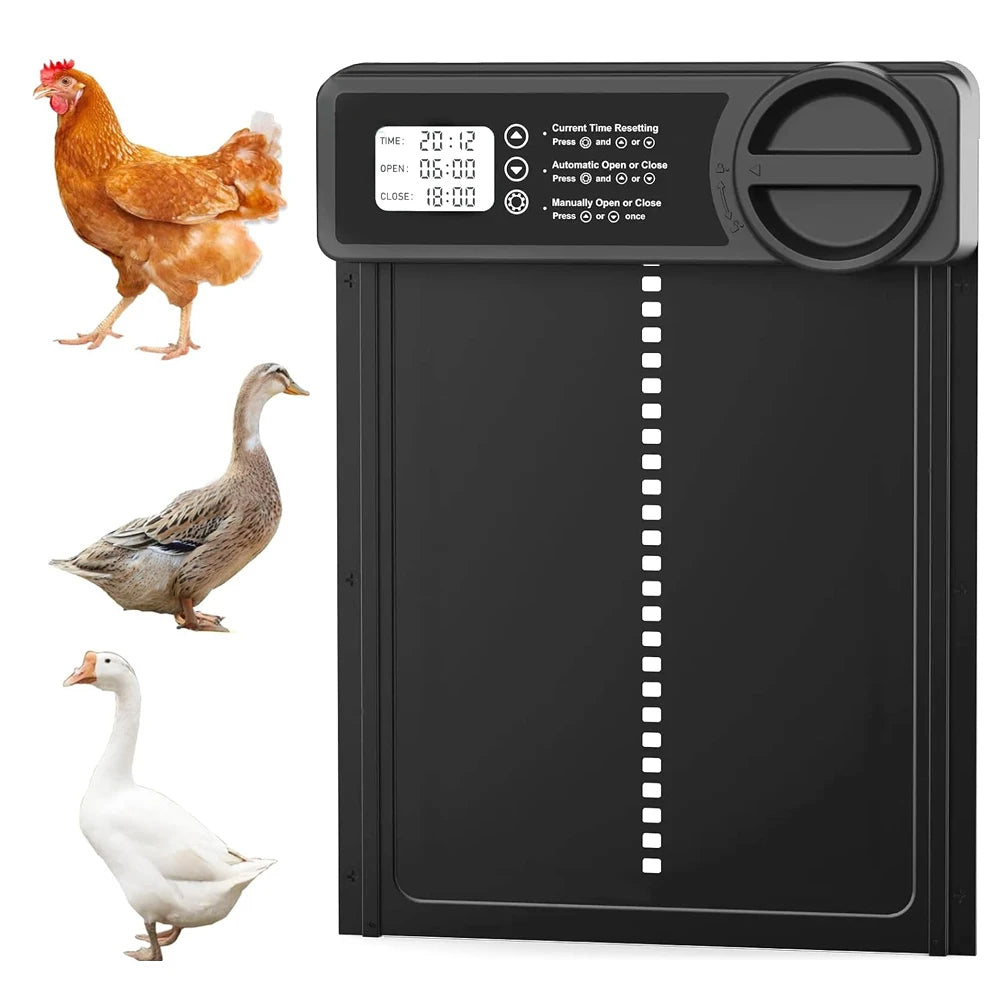 Automatic Chicken Coop Door Opener with Timer