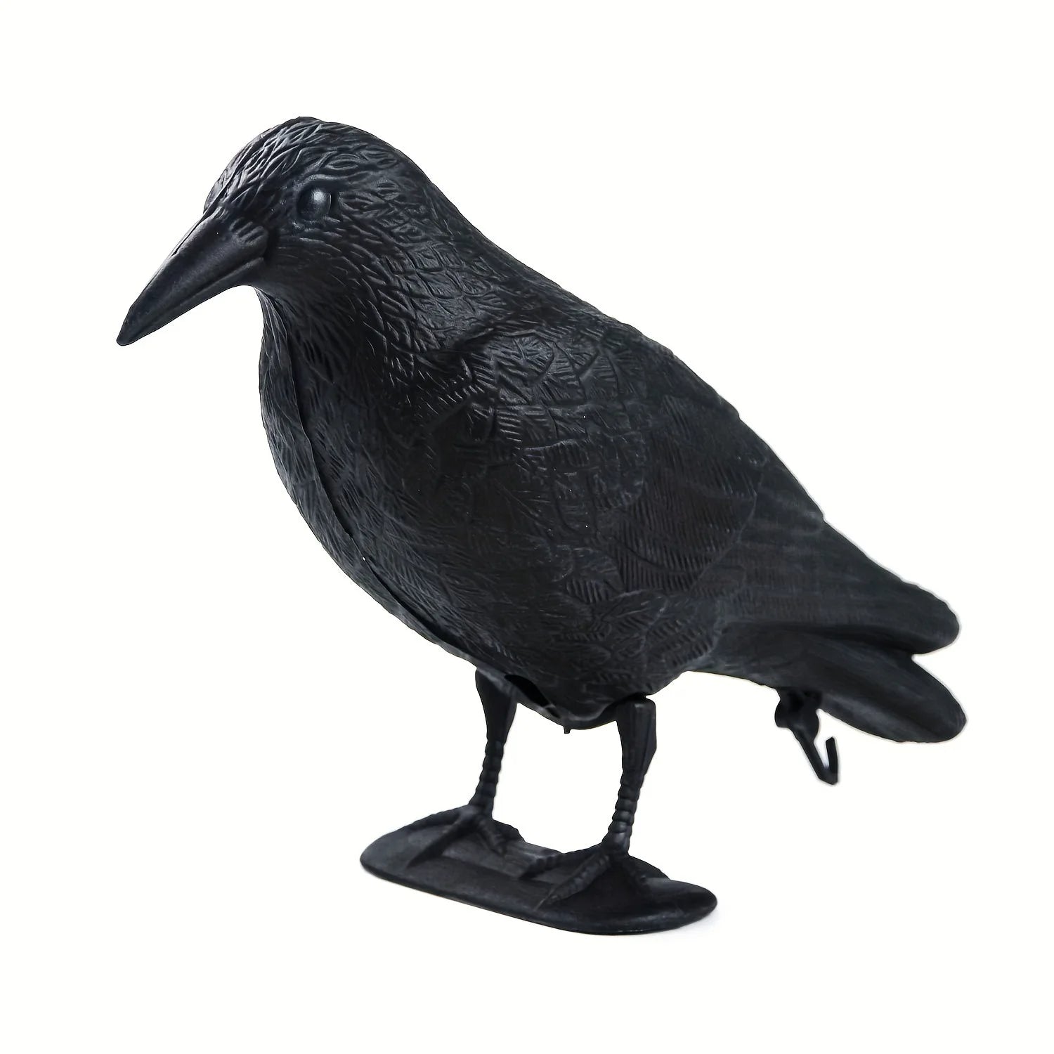 Halloween Black Crow Party Ornament with Stakes for Halloween Backyard Decoration (Black)