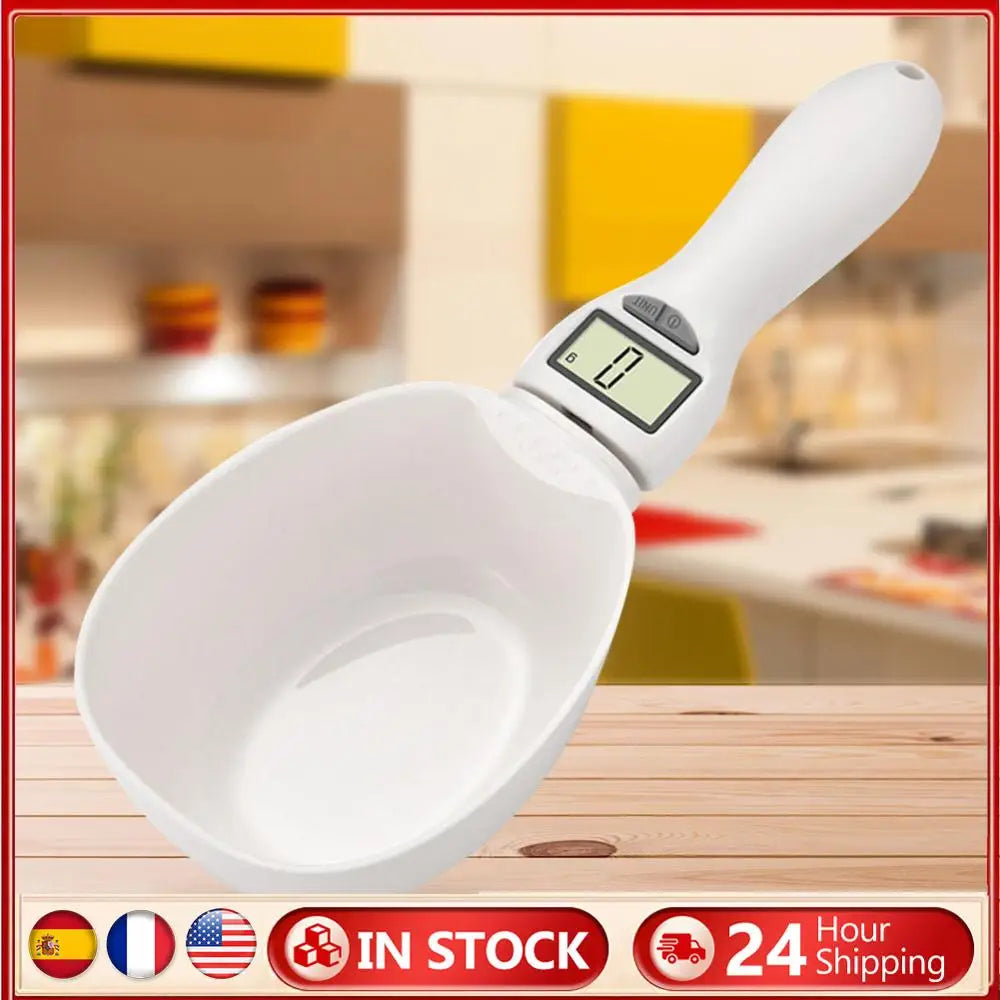 Detachable Digital Measuring Spoon Scale Kitchen Gadget