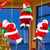 Santa Claus Climbing Rope Decoration Fun Animated Christmas Ornament for Home & Gifts