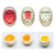 Egg Timer with Decorative Elements 2 Pieces for Kitchen and Home