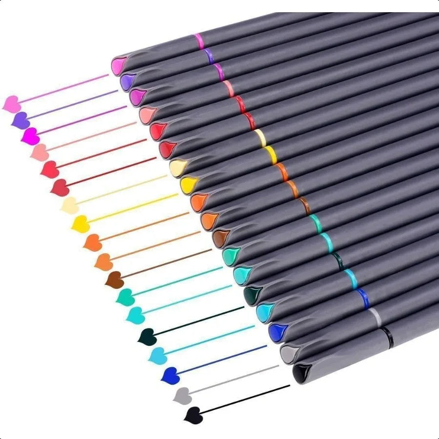 Fine Point Fineliner Pens 18PCS for Journaling Scrapbooking