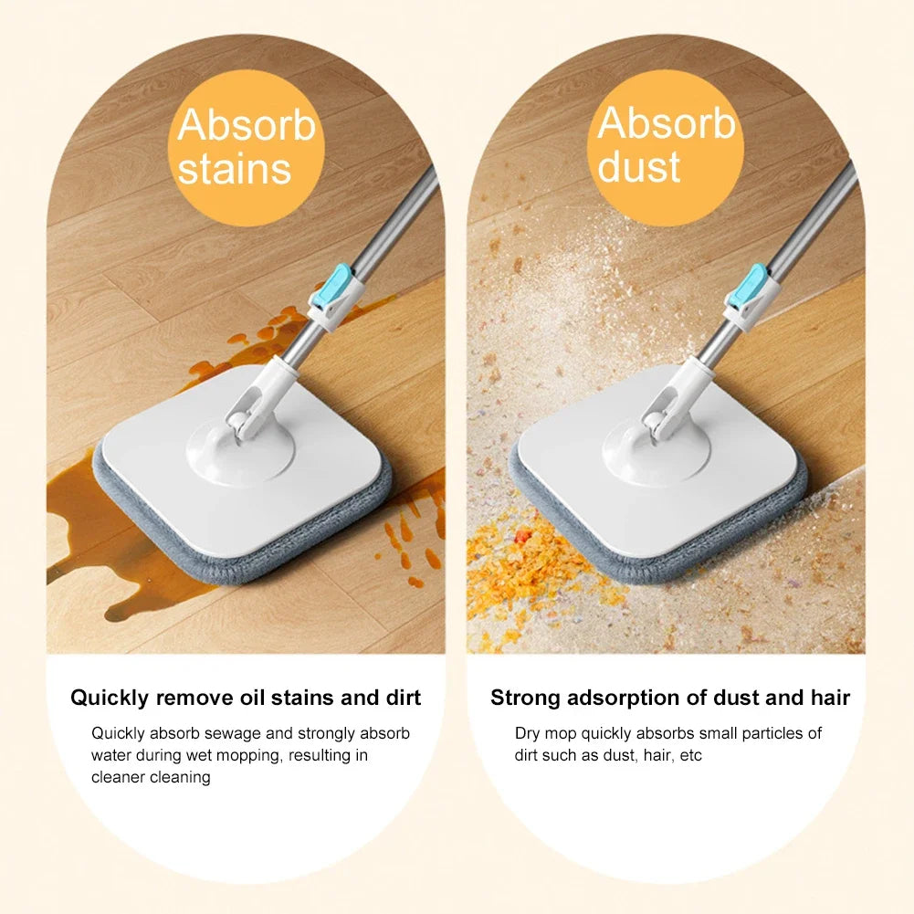 Innovative Spin Mop Bucket with Clean/Dirty Water Separation