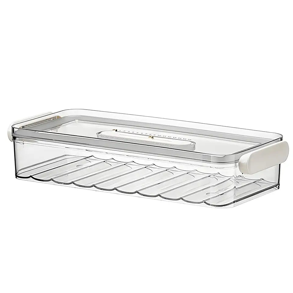 Stackable Refrigerator Transparent Organizer Space-Saving Storage