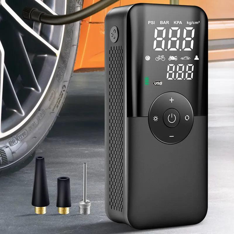 Rechargeable Air Pump Tire Inflator Portable Compressor Digital Cordless Car Tire Inflator