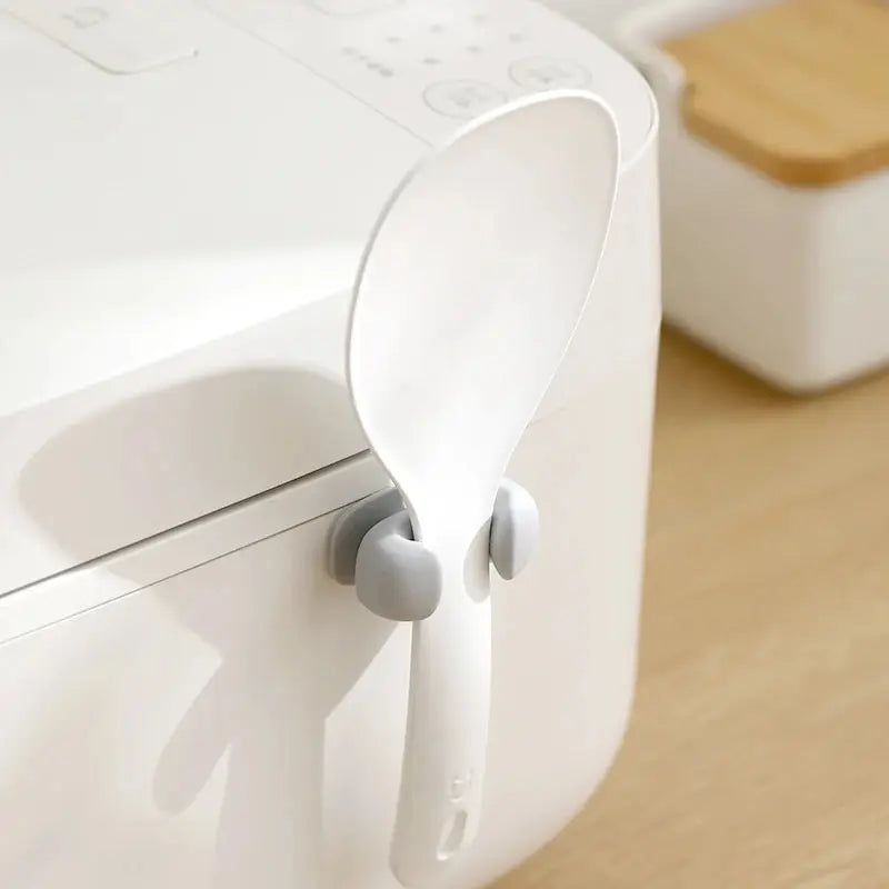 Rice Spoon Holder 5PCS Silicone Wall Mount Rack