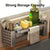 Adhesive Kitchen Sink Organizer Caddy Wall Mount Dish Sponge Holder for Kitchen Sink