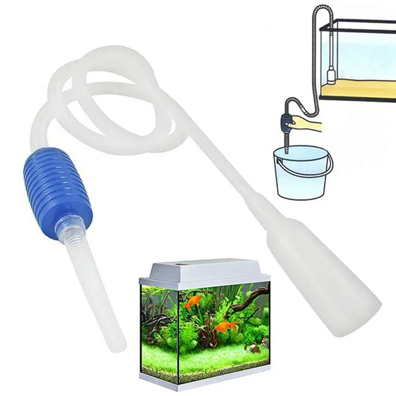 Efficient Aquarium Water Changer with Gravel Cleaning Function