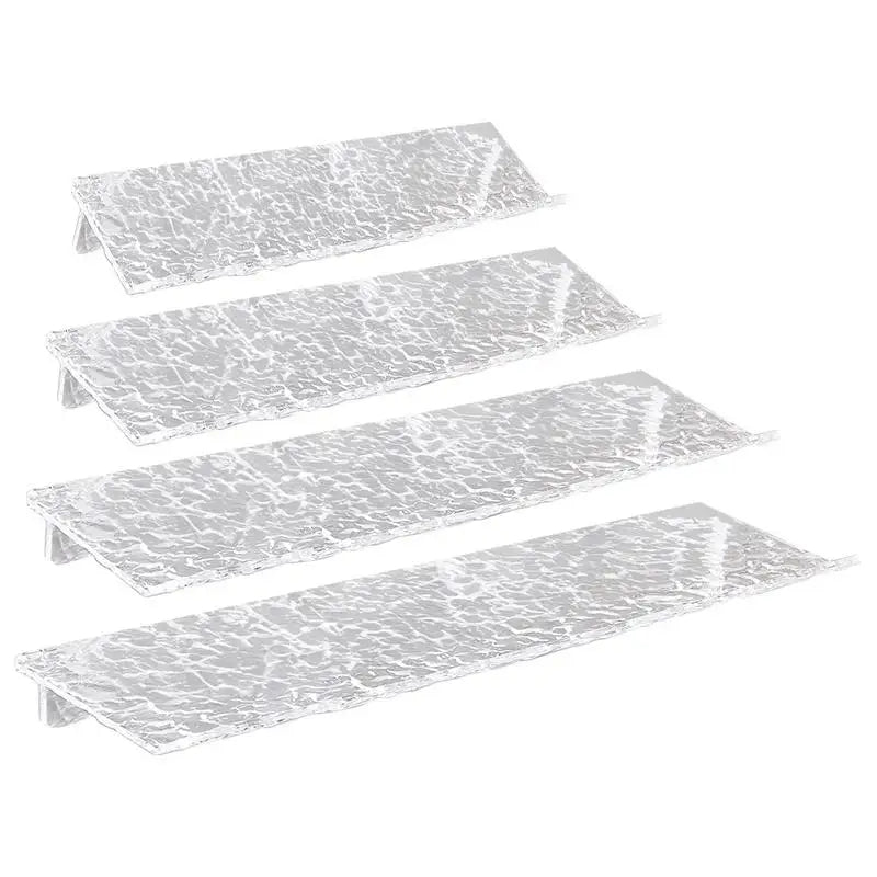 Acrylic Floating Shelf No-Drill 20CM for Bathroom Storage