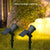 Solar Powered Outdoor Lights 9 LED Spotlights, 1 Piece IP65 Waterproof (White Light)