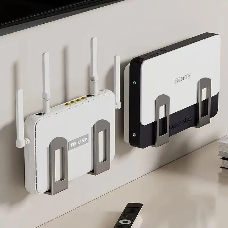 2-Pack Router Wall Mount Holder (Gray)