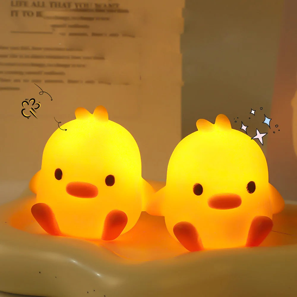 Duck Night Light 1 Pack Bedroom Decoration LED Cartoon Animal