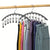Curved Yoga Pants Hangers with Clips (5-Pack)