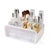 Cosmetics Makeup Storage Box with 2 Drawers (White)