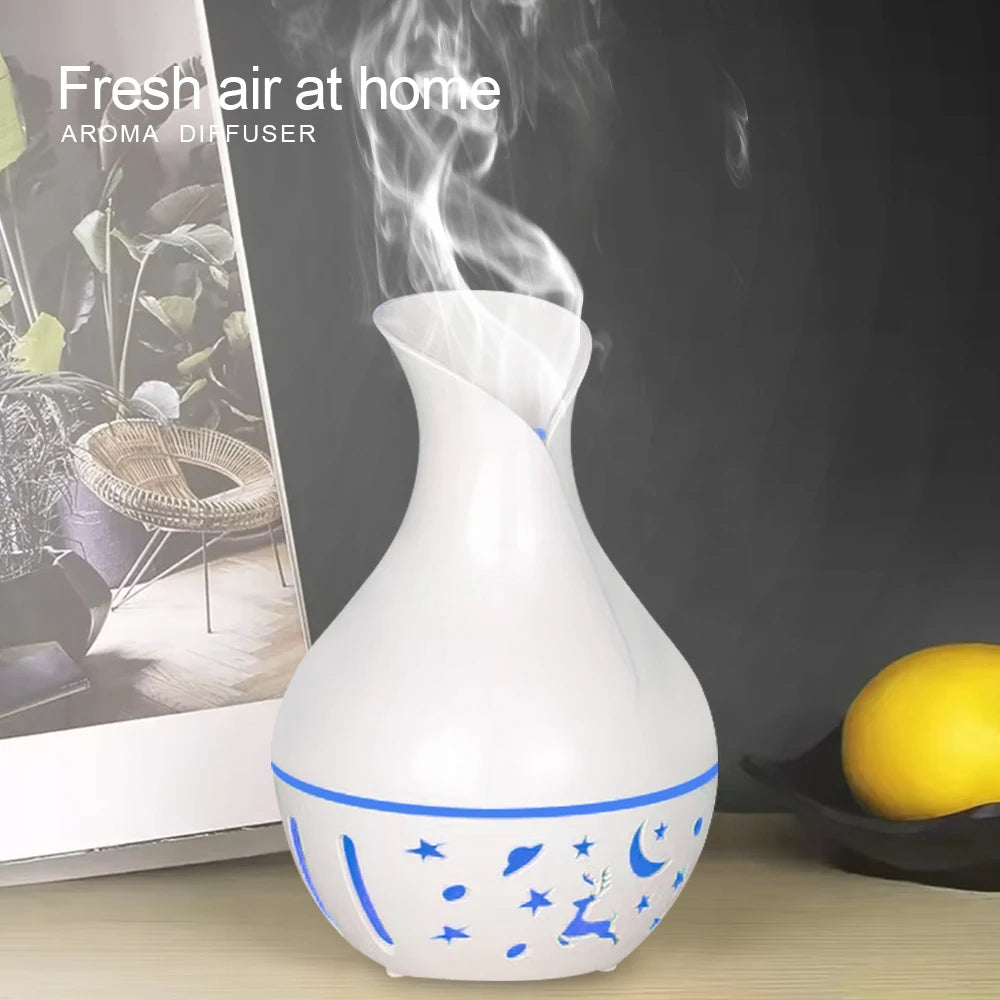 Ultrasonic Cool Mist Humidifier with Essential Oil Diffuser &amp; LED Light