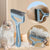 Cat Fur Knot Cutter Pets Hair Removal Comb (Blue)