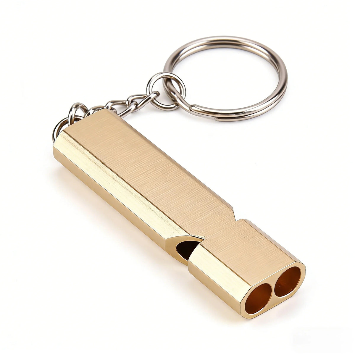 Golden Survival Whistle 5.7cm Durable Metal Whistle