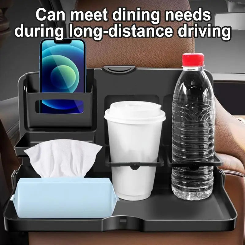 Portable Car Backseat Tray Desk with Cup Holder